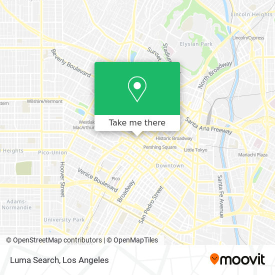 Luma Search map