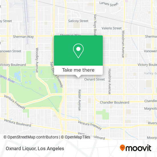 Oxnard Liquor map