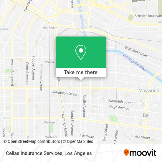 Mapa de Celias Insurance Services