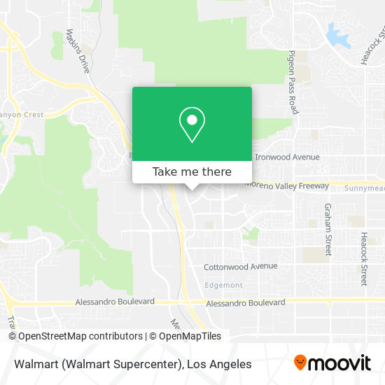 Mapa de Walmart (Walmart Supercenter)