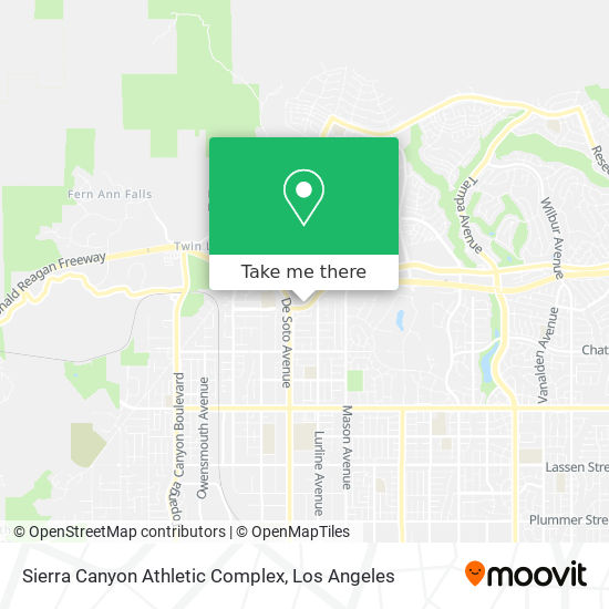 Sierra Canyon Athletic Complex map