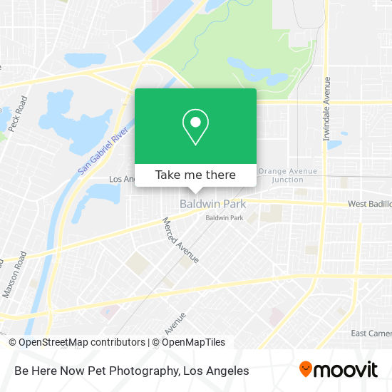 Mapa de Be Here Now Pet Photography