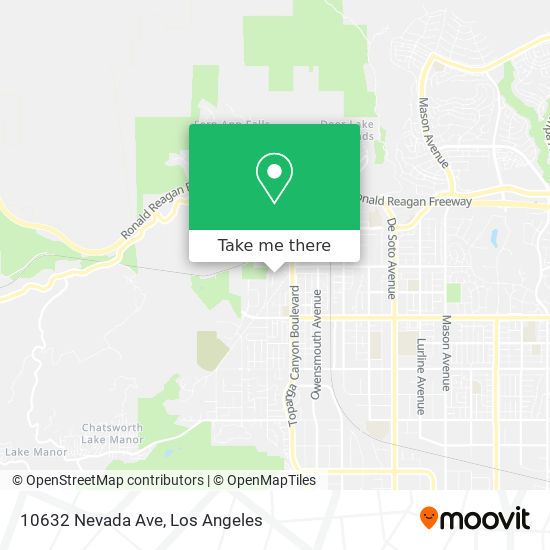 Mapa de 10632 Nevada Ave