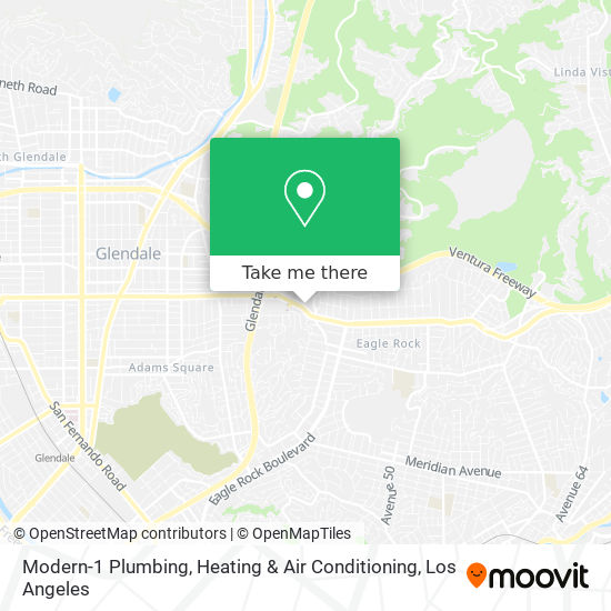 Modern-1 Plumbing, Heating & Air Conditioning map
