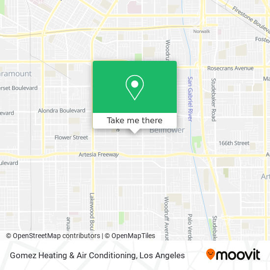 Gomez Heating & Air Conditioning map