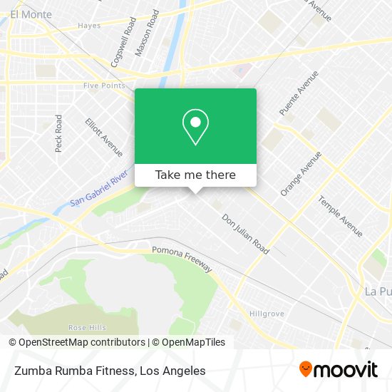 Zumba Rumba Fitness map