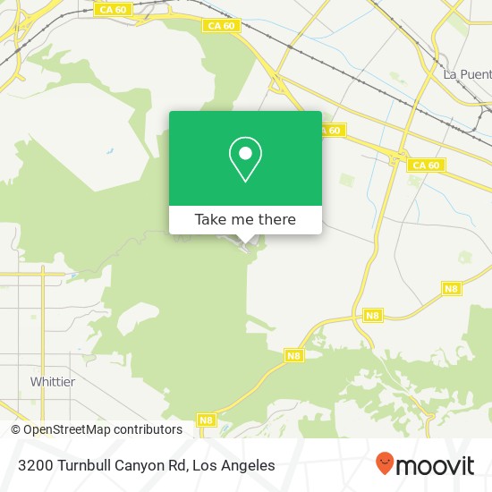 3200 Turnbull Canyon Rd map