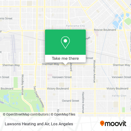 Lawsons Heating and Air map