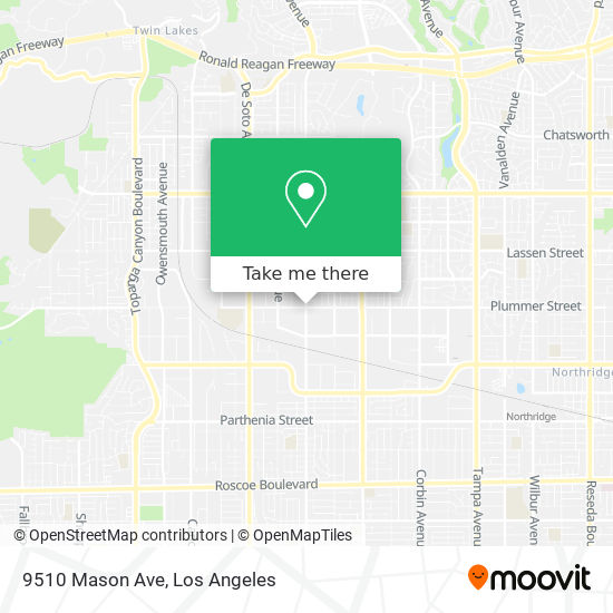 9510 Mason Ave map