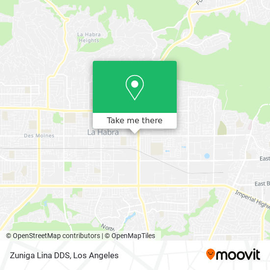 Zuniga Lina DDS map