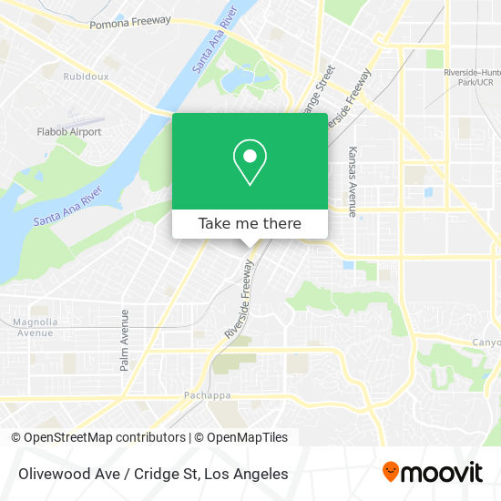 Mapa de Olivewood Ave / Cridge St