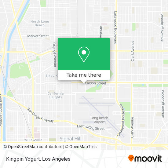 Kingpin Yogurt map