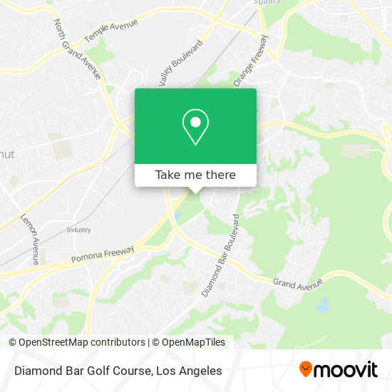 Diamond Bar Golf Course map