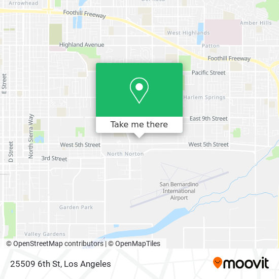 Mapa de 25509 6th St