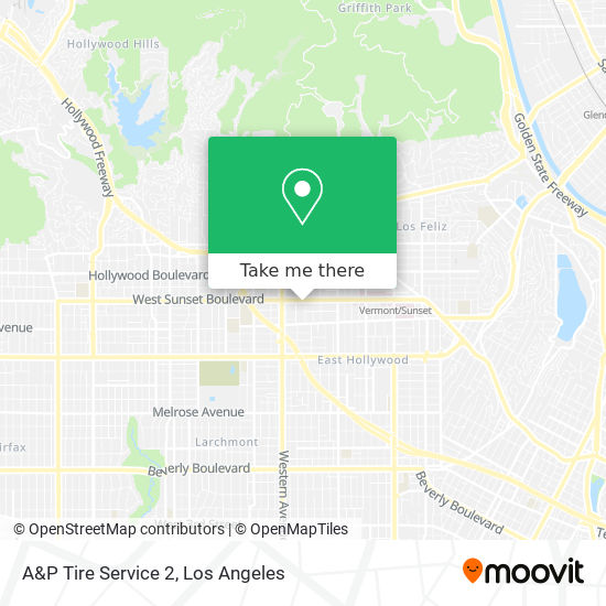 A&P Tire Service 2 map