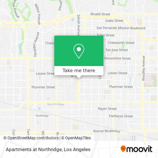 Apartments at Northridge map