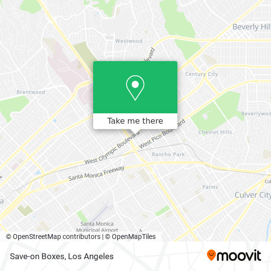 Save-on Boxes map