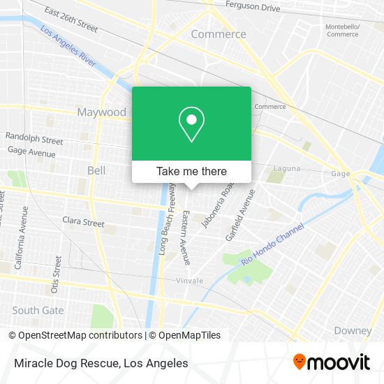 Mapa de Miracle Dog Rescue