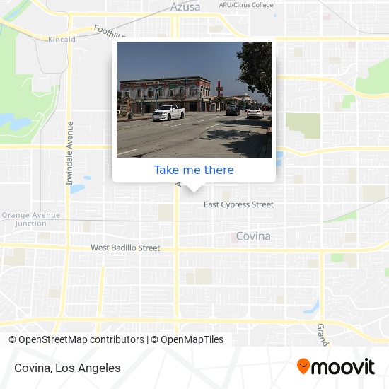 Covina map