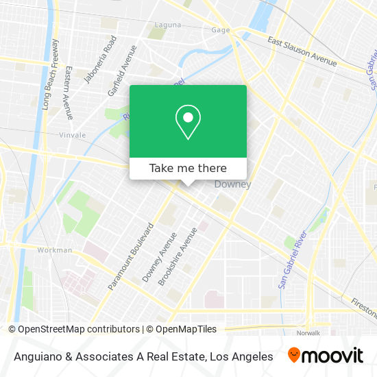 Anguiano & Associates A Real Estate map