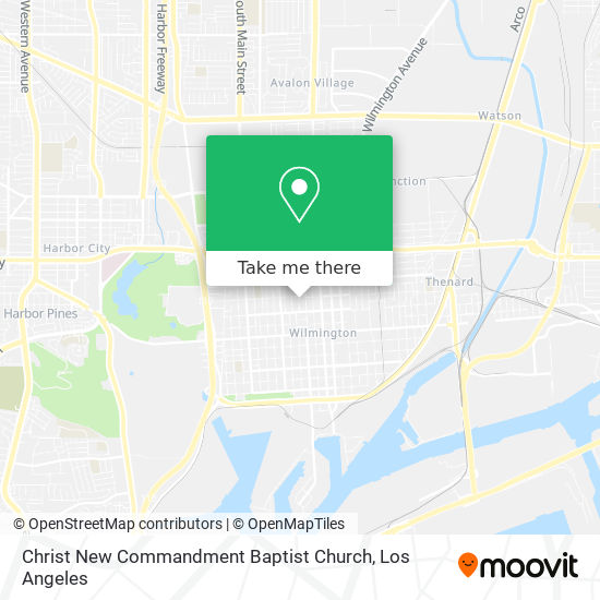 Mapa de Christ New Commandment Baptist Church