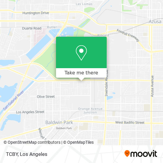 TCBY map