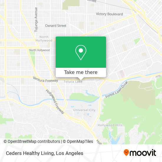 Ceders Healthy Living map