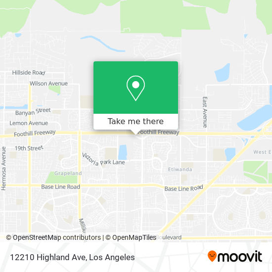 Mapa de 12210 Highland Ave