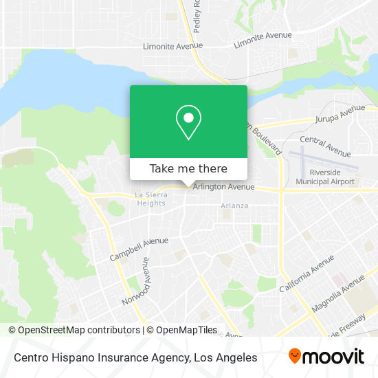 Mapa de Centro Hispano Insurance Agency