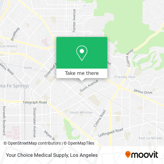 Your Choice Medical Supply map