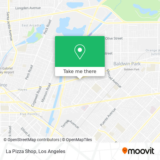 La Pizza Shop map