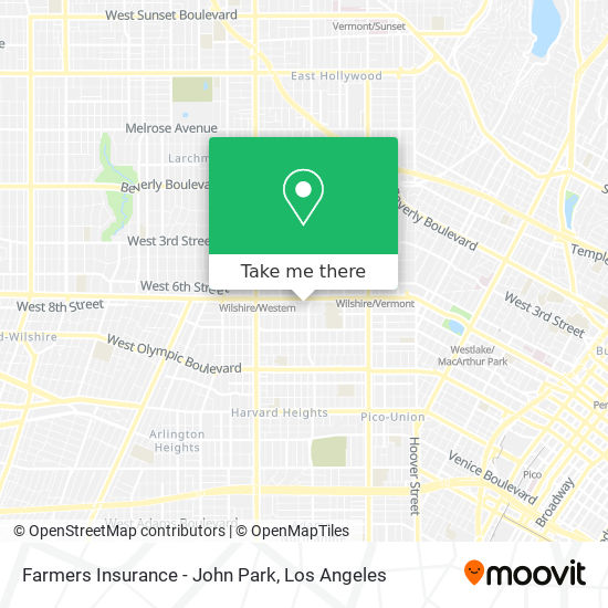 Mapa de Farmers Insurance - John Park