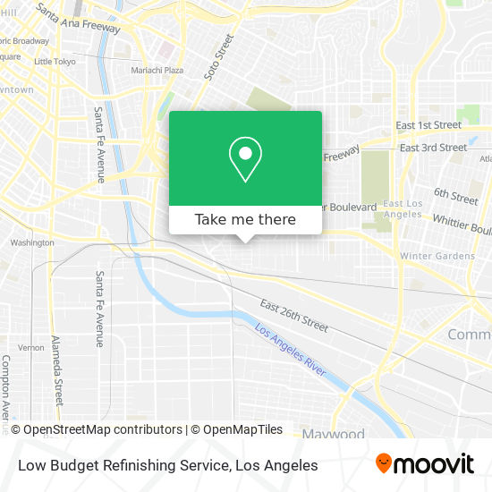 Mapa de Low Budget Refinishing Service