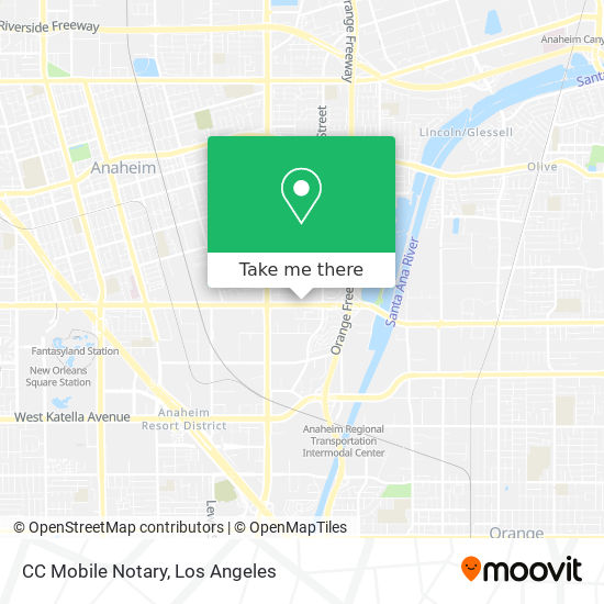 CC Mobile Notary map