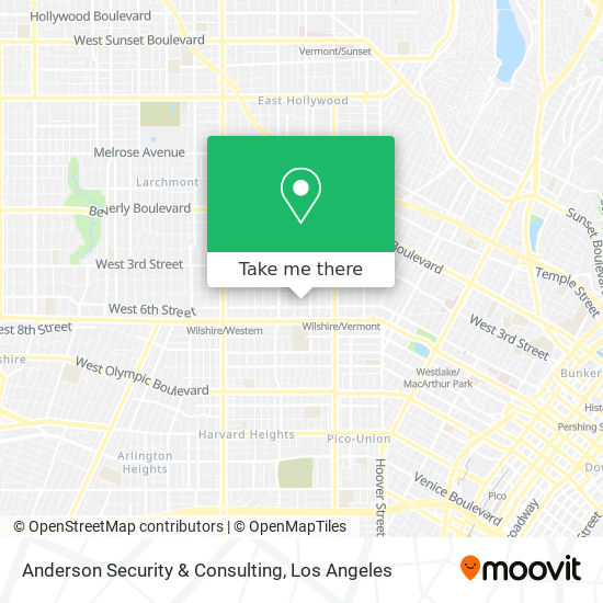 Anderson Security & Consulting map