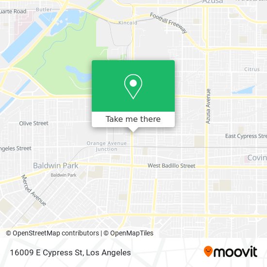 Mapa de 16009 E Cypress St