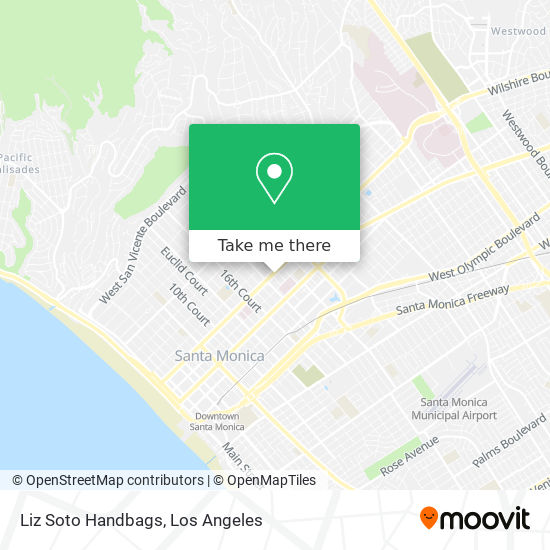 Mapa de Liz Soto Handbags