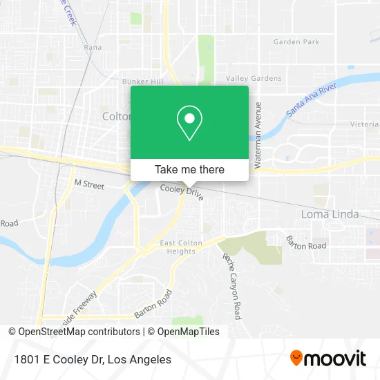 1801 E Cooley Dr map