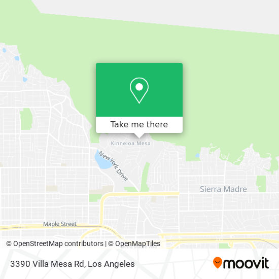 3390 Villa Mesa Rd map