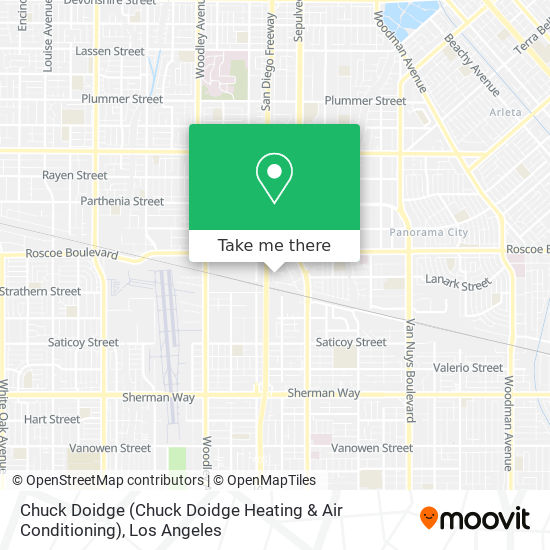 Mapa de Chuck Doidge (Chuck Doidge Heating & Air Conditioning)