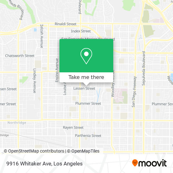 Mapa de 9916 Whitaker Ave