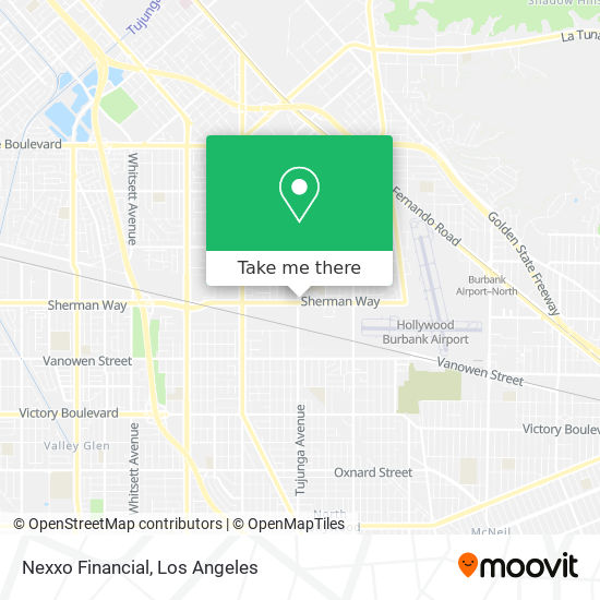 Nexxo Financial map