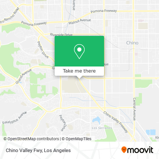 Chino Valley Fwy map