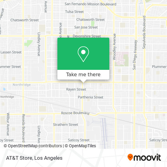 Mapa de AT&T Store