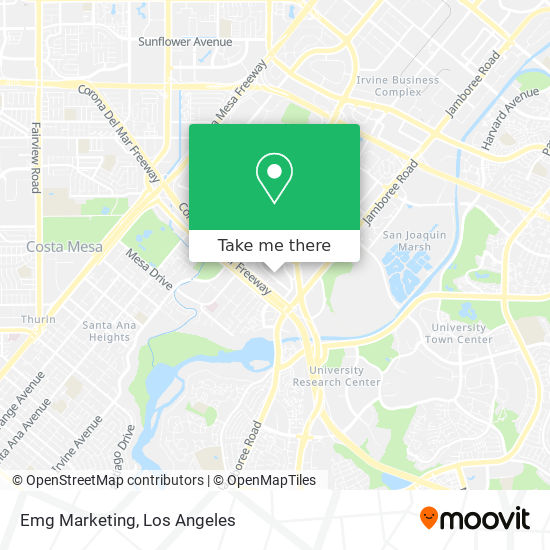 Mapa de Emg Marketing