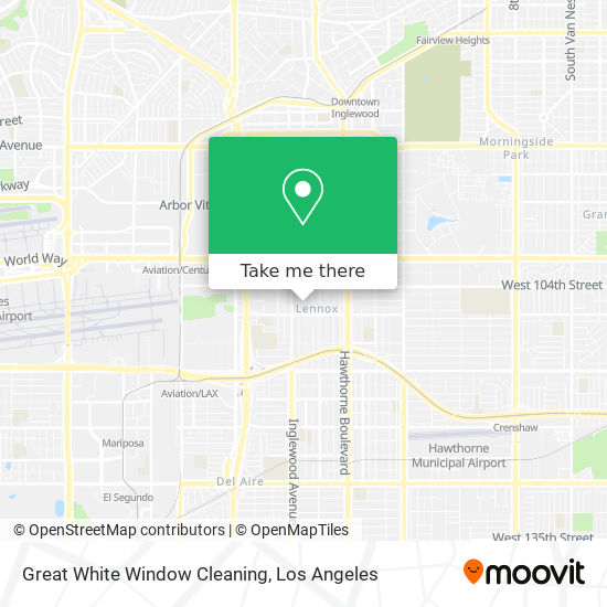 Great White Window Cleaning map