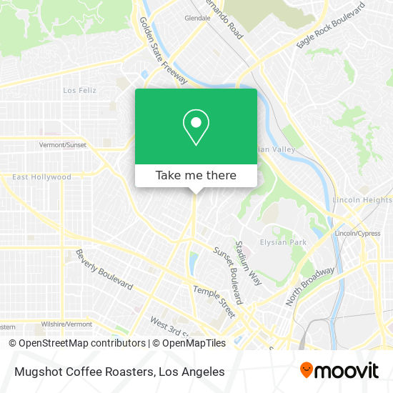 Mugshot Coffee Roasters map