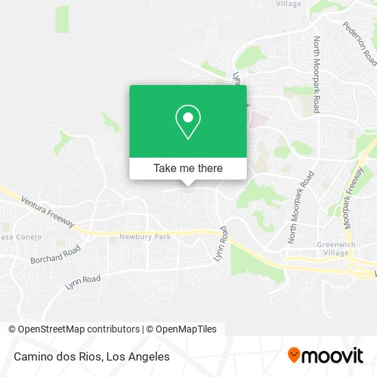 Camino dos Rios map