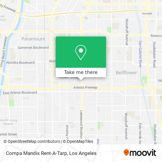 Compa Mandis Rent-A-Tarp map