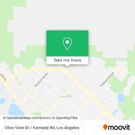 Mapa de Olive View Dr / Kennedy Rd